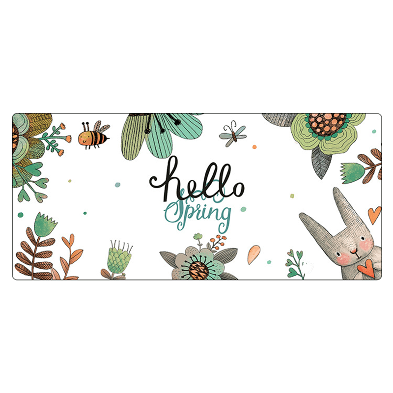 Large Size Desk Mat Wear Resisting Locking Edge Office Computer Mouse Mats