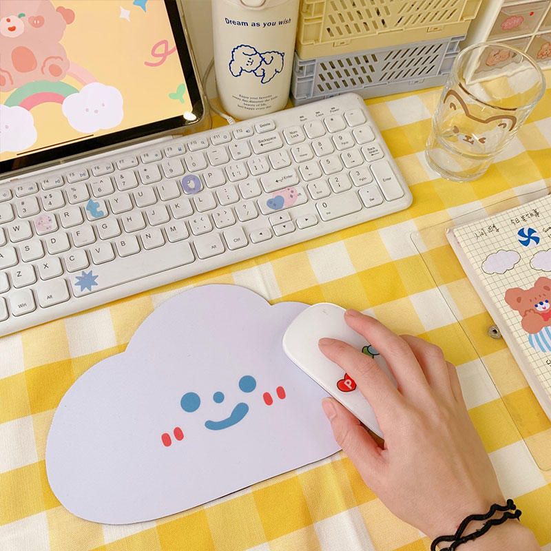 Cute Office Desk Accessories Cloud Mouse Pad Personalized Mouse Mat
