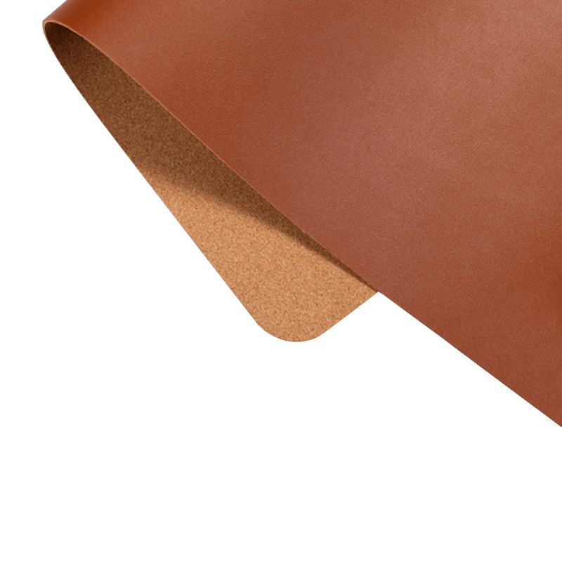 Eco friendly Double Sided Large Cork Mouse Pad Leather Desk Writing Pad Nonslip Desk Pad