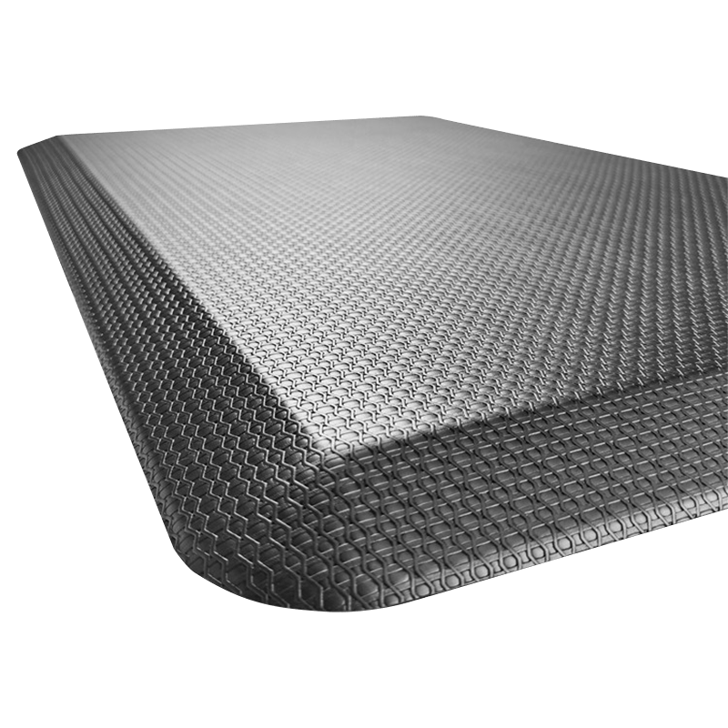 FM0028M High Qulity Soft PU Foam  PVC Surface Waterproof Anti-fatigue Floor Mat